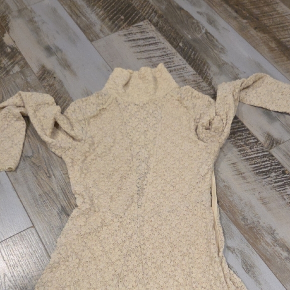 Free People Ivory Lace Maxi Dress - Picture 5 of 16